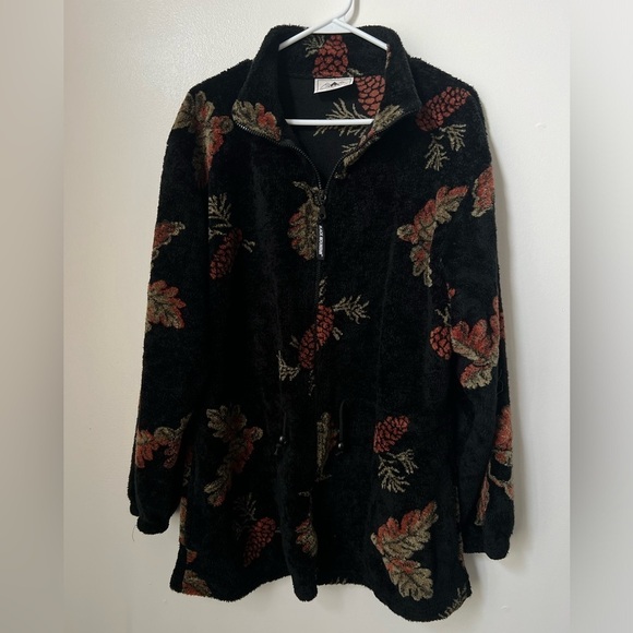 Black Mountain Jackets & Blazers - Black Mountain Horses Fleece Jacket Western Cabin Core Full Zip Coat